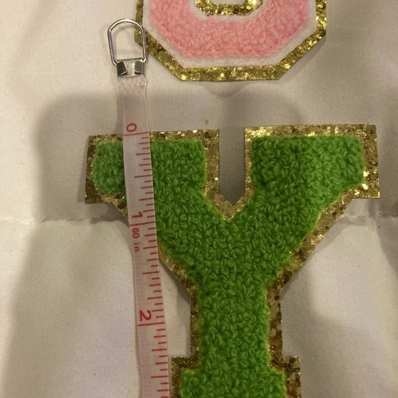 Set of 42 Iron On Terry Cloth Letters - Picture 4 of 4